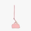 2D Ella Boston Bag Charm in Monogram Print Leather