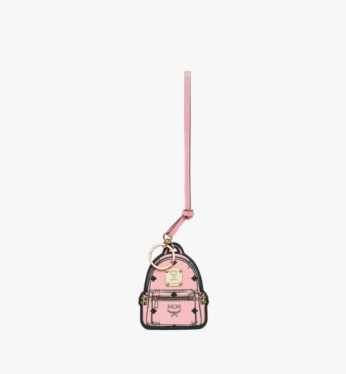2D Stark Backpack Charm in Monogram Print Leather 2D Stark Backpack Charm in Monogram Print Leather