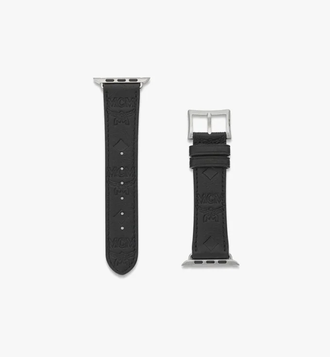 42-49Mm Apple Watch Band in Embossed Monogram Leather