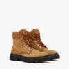 Ankle Boots in Nubuck and Monogram Print Leather