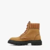 Ankle Boots in Nubuck and Monogram Print Leather