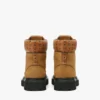 Ankle Boots in Nubuck and Monogram Print Leather