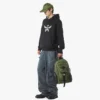 Aren Backpack in Econyl® and Monogram Print Leather