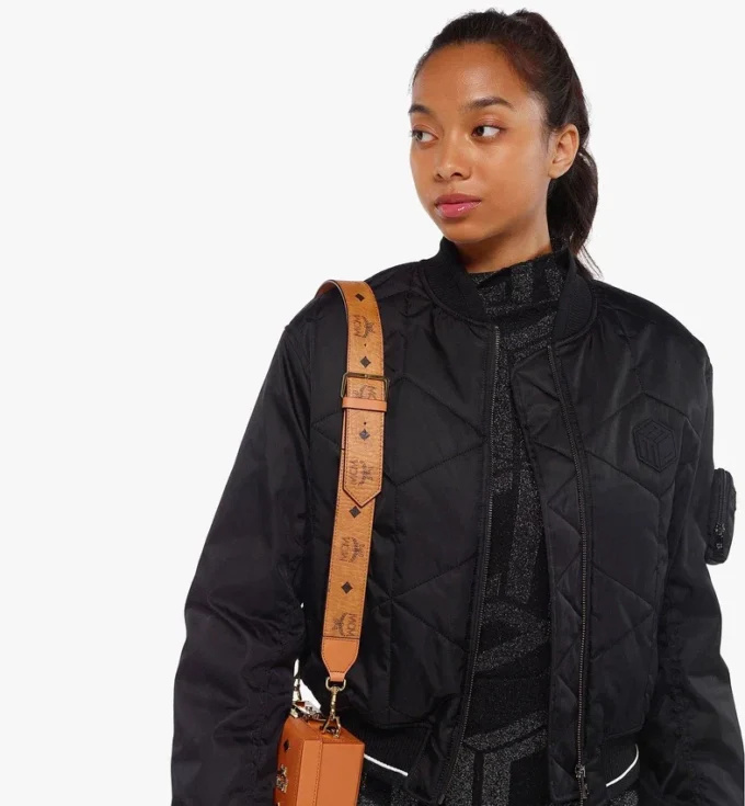 Aren Buckle Shoulder Strap in Visetos