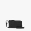 Aren Card Pouch in Embossed Monogram Leather