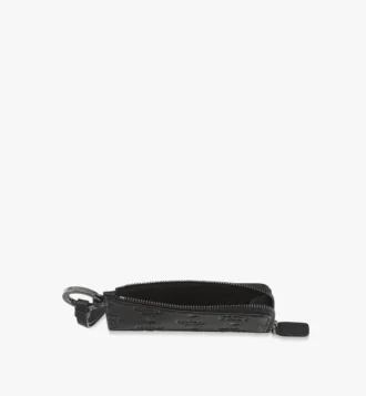 Aren Card Pouch in Embossed Monogram Leather