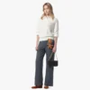 Aren Chain Crossbody in Maxi Monogram Leather