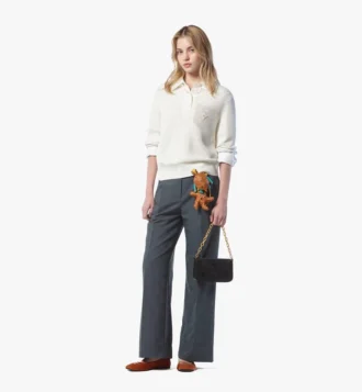 Aren Chain Crossbody in Maxi Monogram Leather