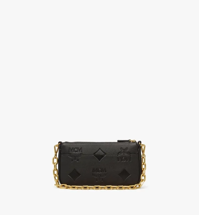 Aren Chain Crossbody in Maxi Monogram Leather