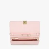 Aren Chain Wallet in Embossed Monogram Leather
