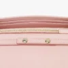 Aren Chain Wallet in Embossed Monogram Leather