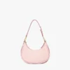 Aren Crescent Hobo Bag in Maxi Monogram Leather