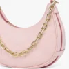 Aren Crescent Hobo Bag in Maxi Monogram Leather