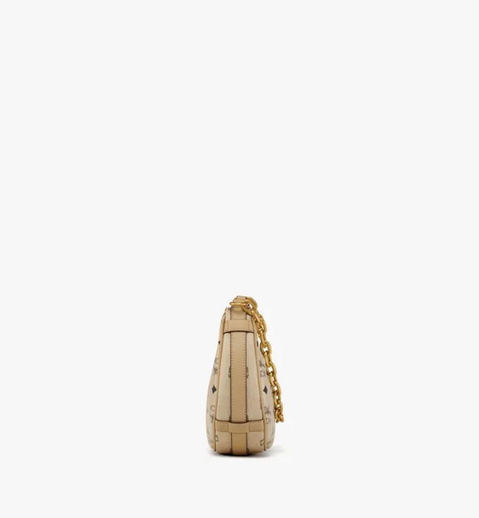Aren Crescent Hobo Bag in Visetos