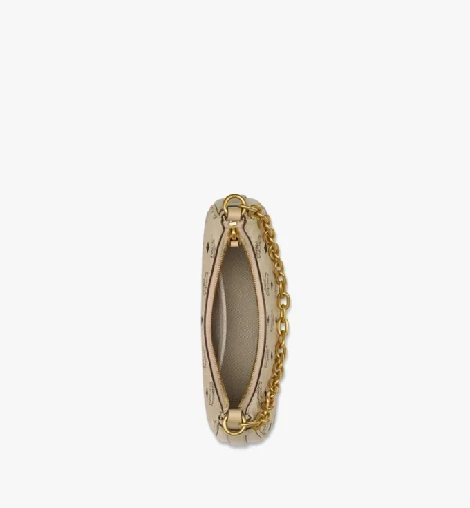 Aren Crescent Hobo Bag in Visetos