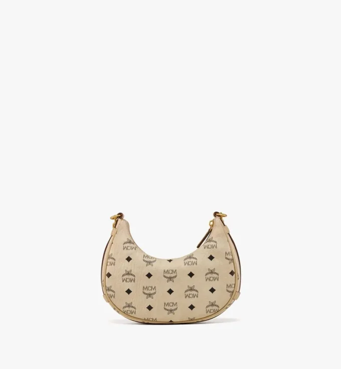 Aren Crescent Hobo Bag in Visetos