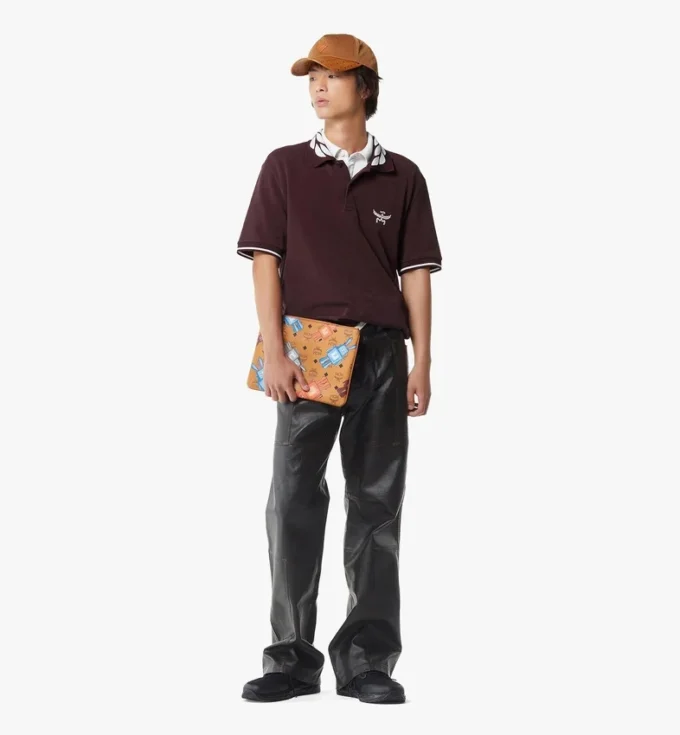 Aren Crossbody Pouch in Rabot Visetos