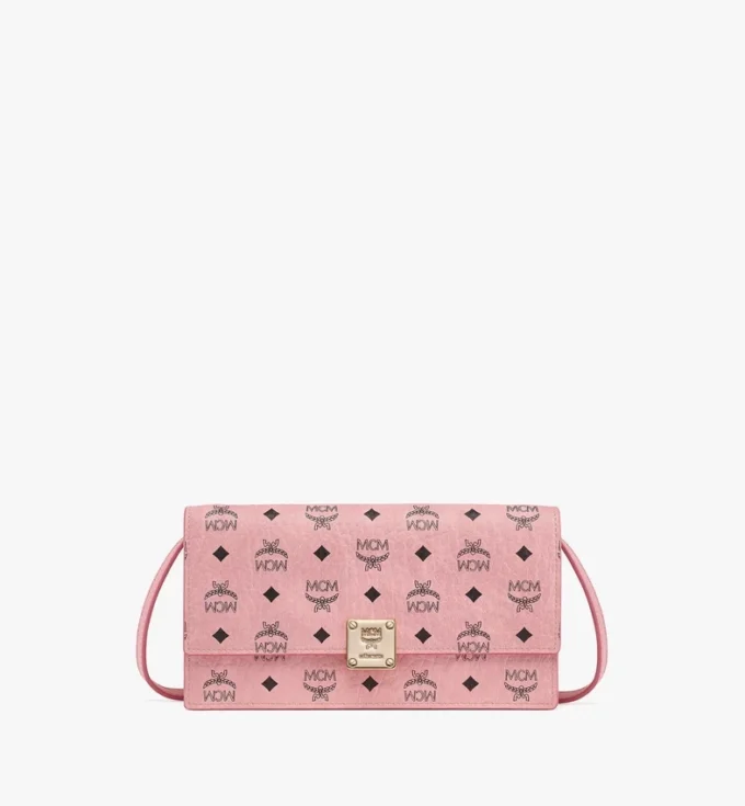 Aren Crossbody Wallet in Visetos