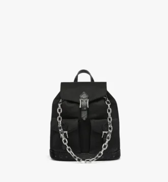 Aren Drawstring Backpack in Econyl® and Leather