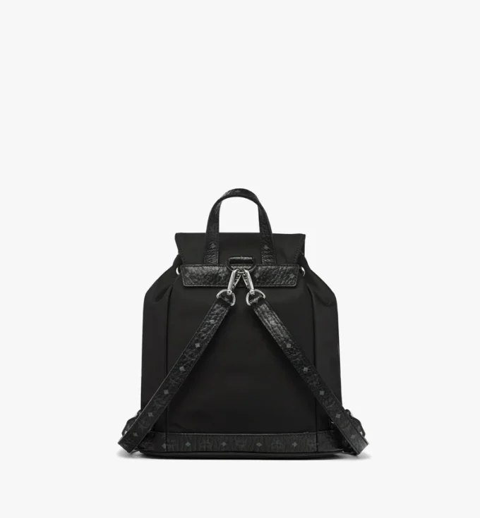 Aren Drawstring Backpack in Econyl® and Leather