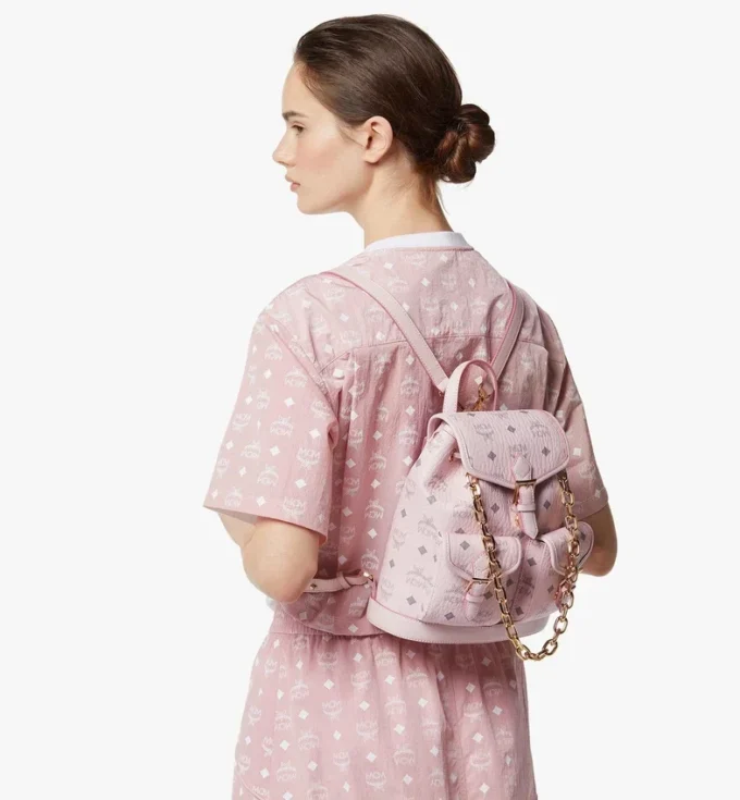 Aren Drawstring Backpack in Visetos