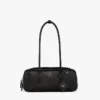 Aren East West Shoulder Bag in Maxi Monogram Leather