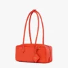 Aren East West Shoulder Bag in Maxi Monogram Leather