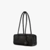 Aren East West Shoulder Bag in Maxi Monogram Leather