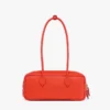 Aren East West Shoulder Bag in Maxi Monogram Leather