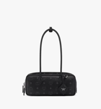 Aren East West Shoulder Bag in Visetos