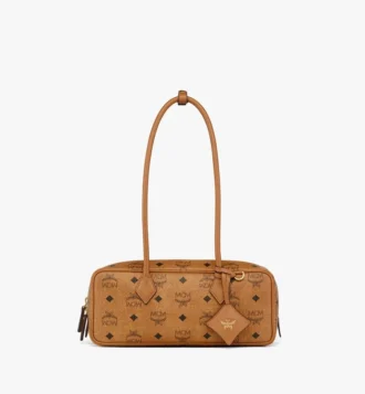 Aren East West Shoulder Bag in Visetos