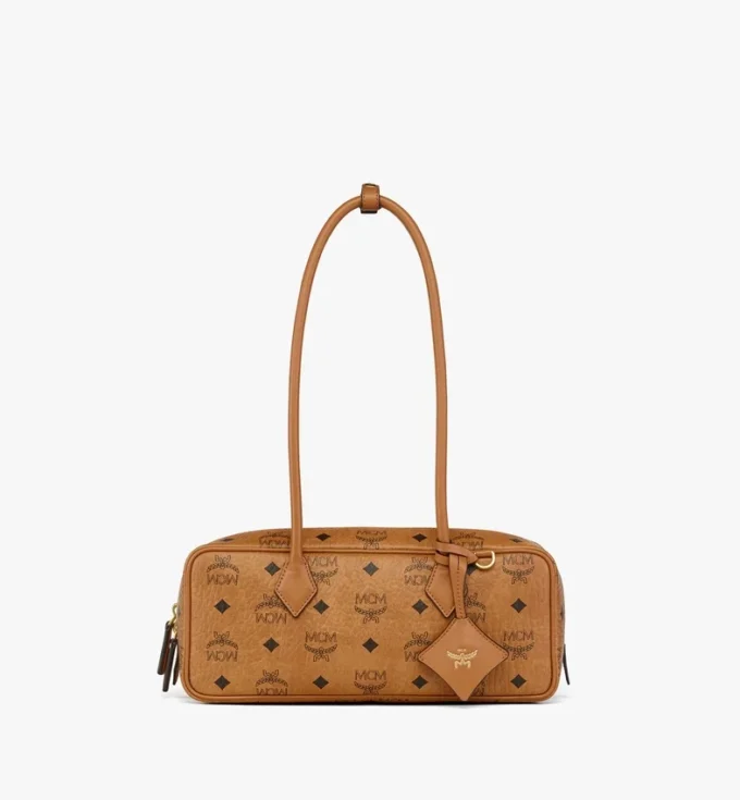 Aren East West Shoulder Bag in Visetos