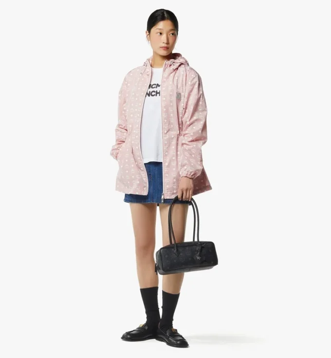 Aren East West Shoulder Bag in Visetos