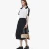 Aren East West Shoulder Bag in Visetos
