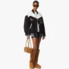 Aren East West Shoulder Bag in Visetos