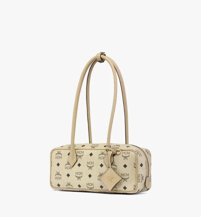 Aren East West Shoulder Bag in Visetos