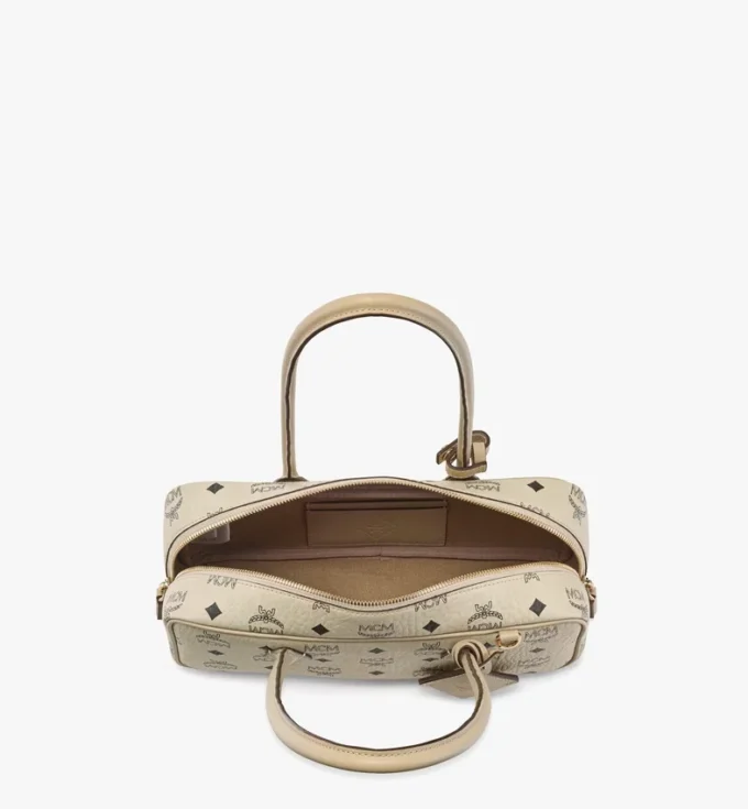Aren East West Shoulder Bag in Visetos