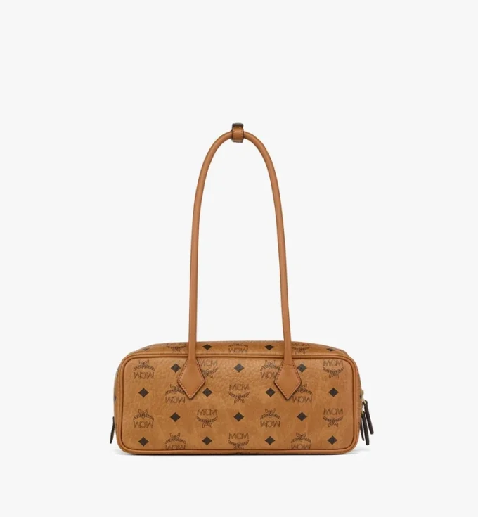 Aren East West Shoulder Bag in Visetos