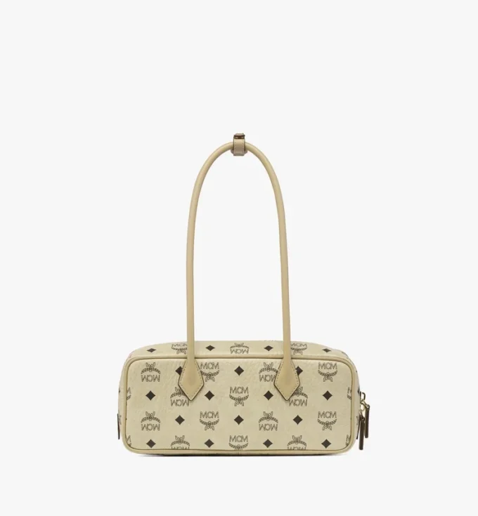 Aren East West Shoulder Bag in Visetos