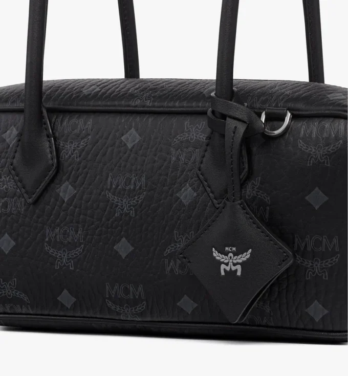 Aren East West Shoulder Bag in Visetos