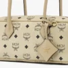 Aren East West Shoulder Bag in Visetos
