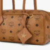 Aren East West Shoulder Bag in Visetos