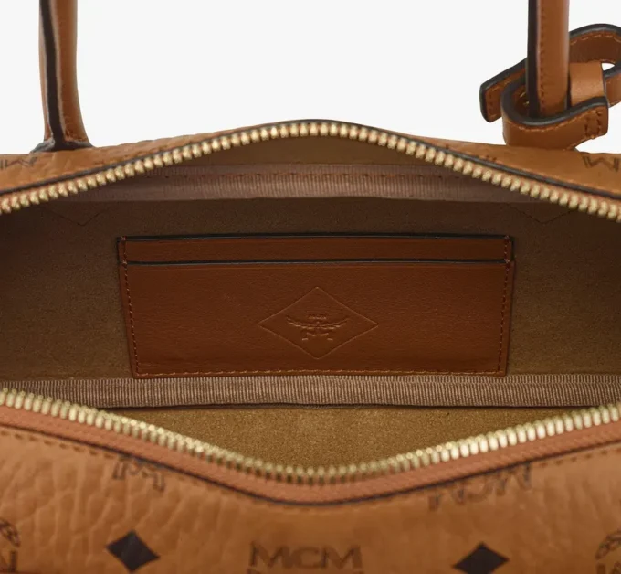 Aren East West Shoulder Bag in Visetos