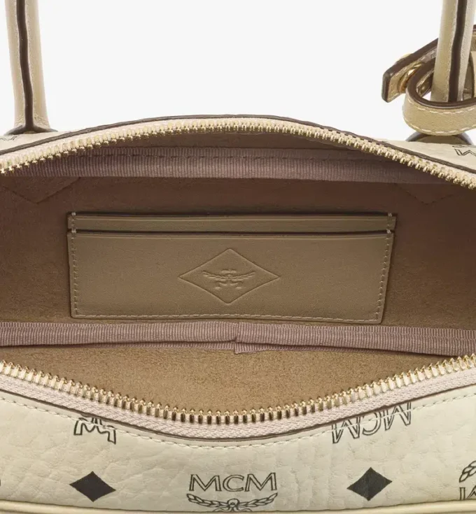 Aren East West Shoulder Bag in Visetos