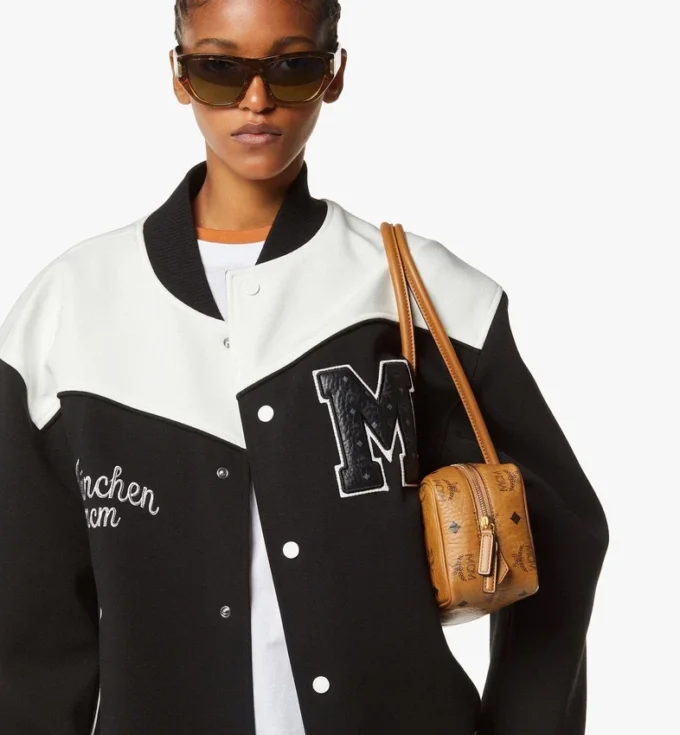 Aren East West Shoulder Bag in Visetos