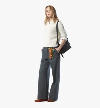 Aren Hobo in Recycled Nylon and Monogram Print Leather