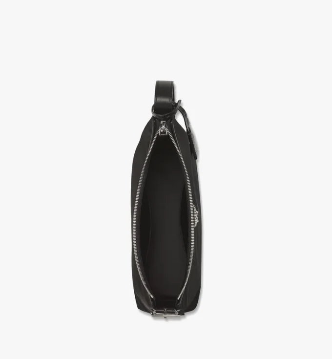 Aren Hobo in Recycled Nylon and Monogram Print Leather