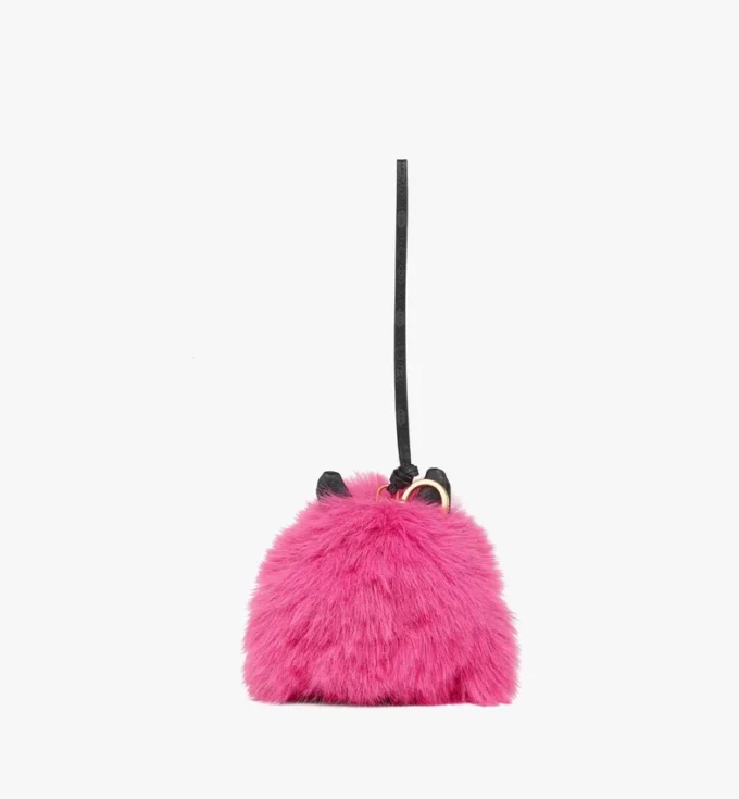 Aren Marsdog Charm in Faux Fur Visetos