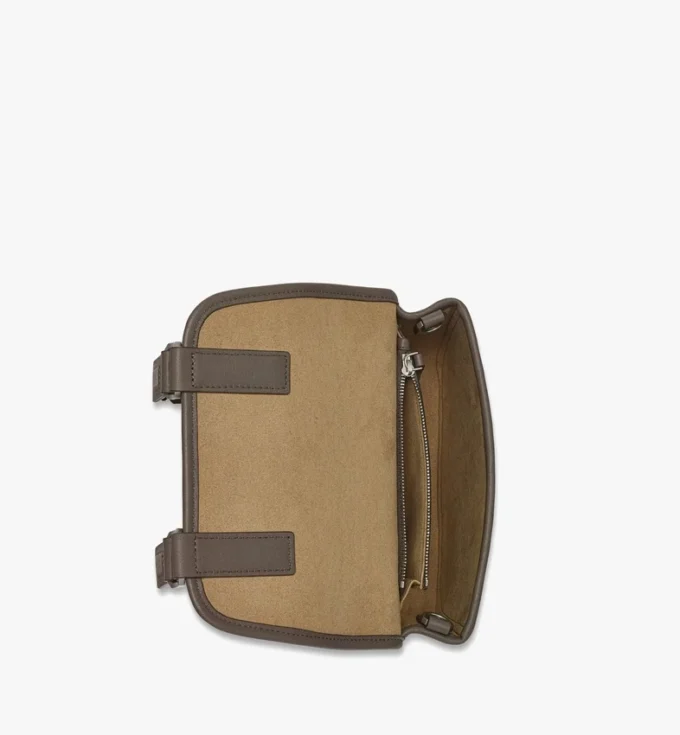 Aren Messenger Bag in Maxi Monogram Leather