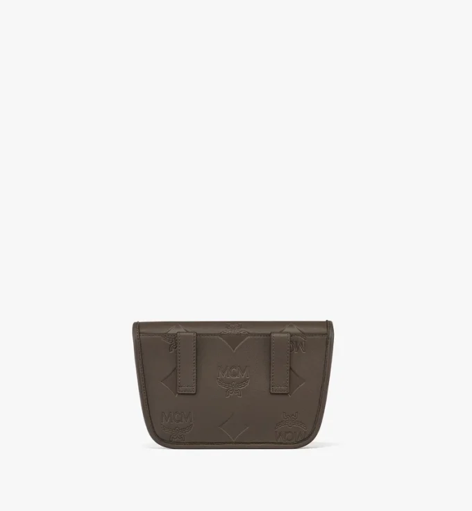 Aren Messenger Bag in Maxi Monogram Leather